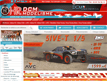 Tablet Screenshot of dcm-modelisme.com